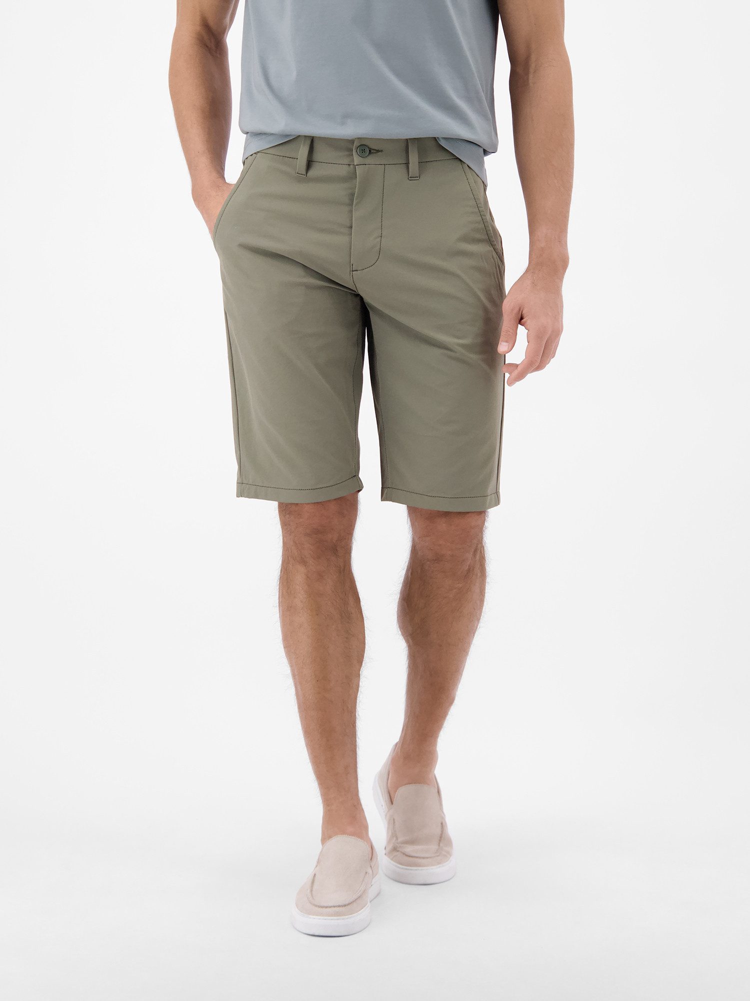 LERROS Chinoshorts Sportliche Chino-Shorts aus flexiblem Nylon-Mix