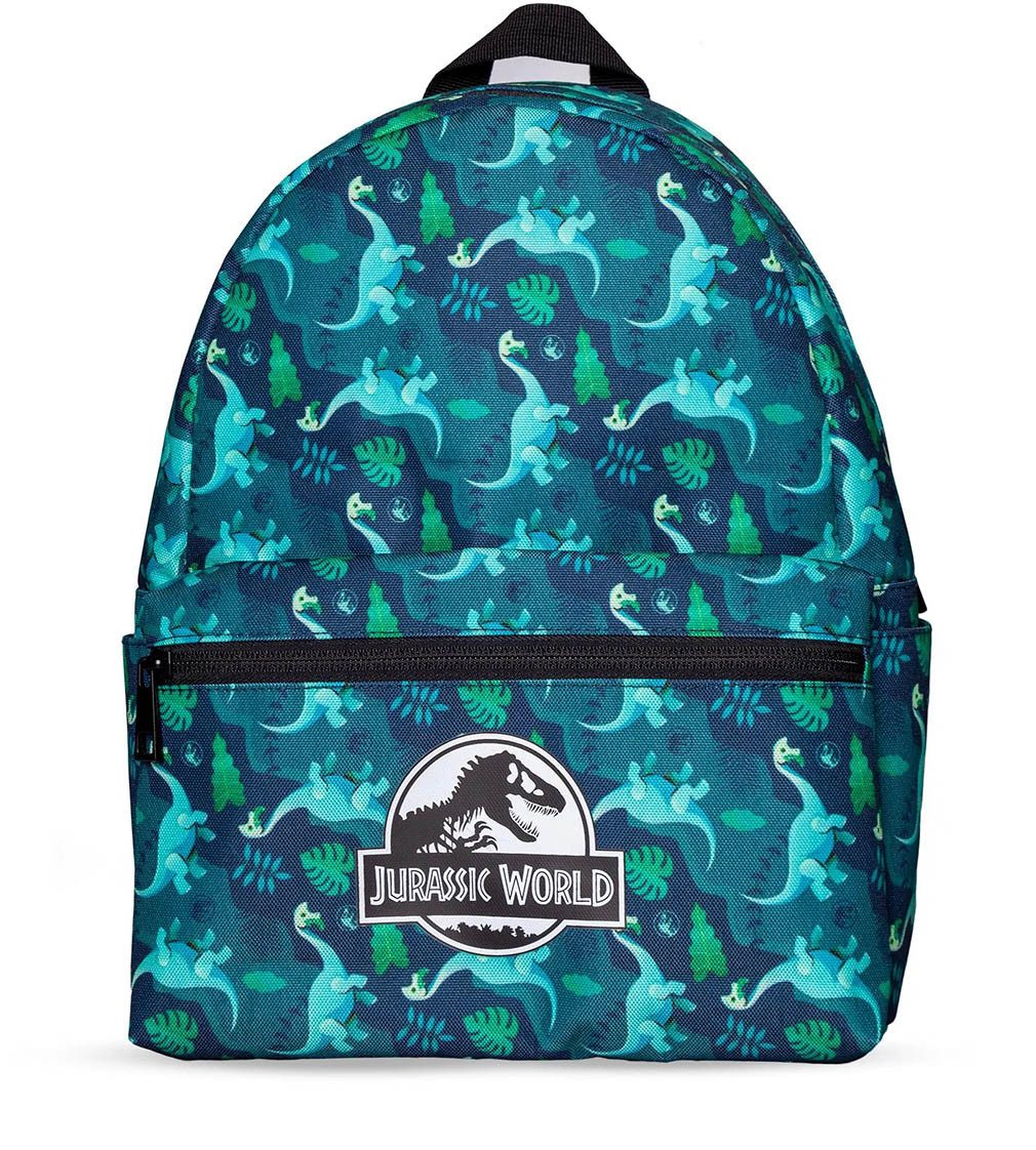 Jurassic Park Rucksack Brachiosaurus, Dinosaurier Dino T-Rex Park Logo