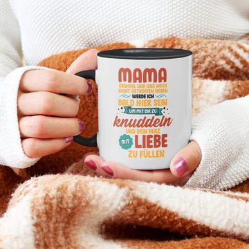 22Feels Tasse Werdende Mama Geschenk Muttertag Schwangerschaft Frauen Babyparty, Keramik, Made in Germany, Spülmaschinenfest, Zweifarbig