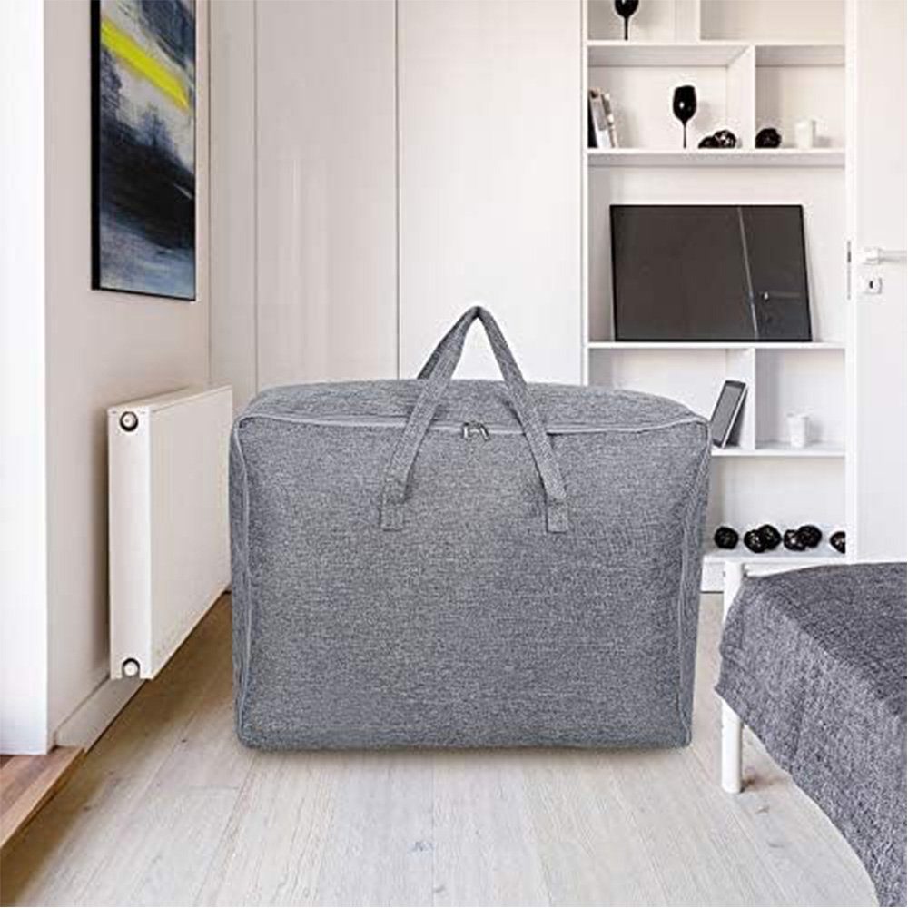 FELIXLEO Unterbettkommode Aufbewahrungstasche Groß, Faltbar Bettdecken 2 Stück, 60x45x26cm