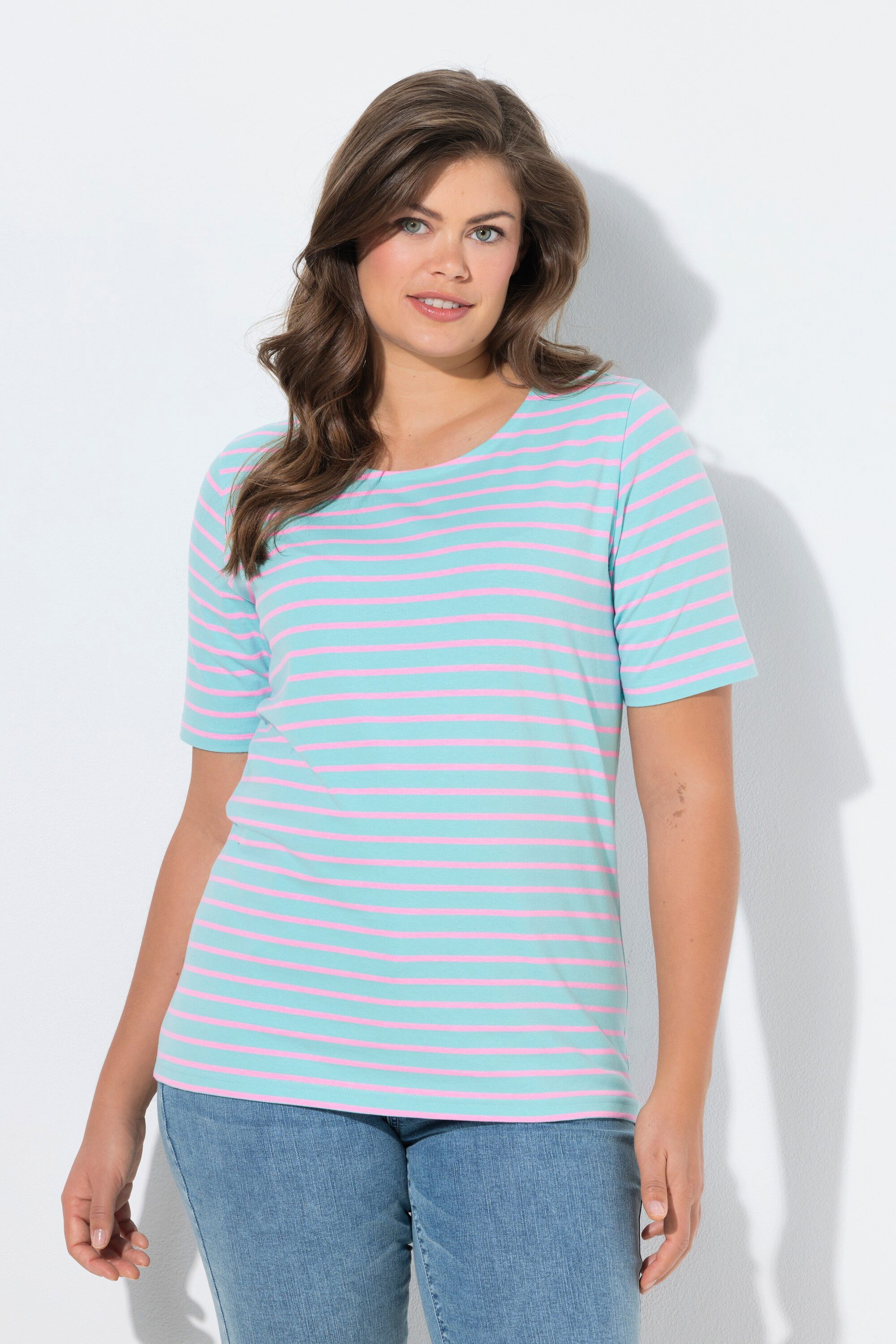 Laurasøn T-Shirt Ringelshirt Rundhals 1/2-Arm günstig online kaufen