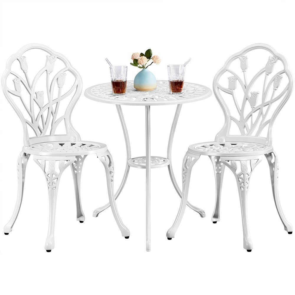 Yaheetech Balkonset, 3 TLG. Bistroset mit günstig online kaufen