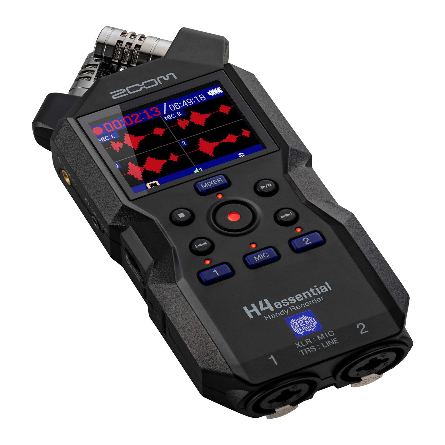 Zoom Audio Zoom H4essential Mobiler Stereo Audio-Recorder Digitales Aufnahmegerät (Mobiler Stereo Audio-Recorder)