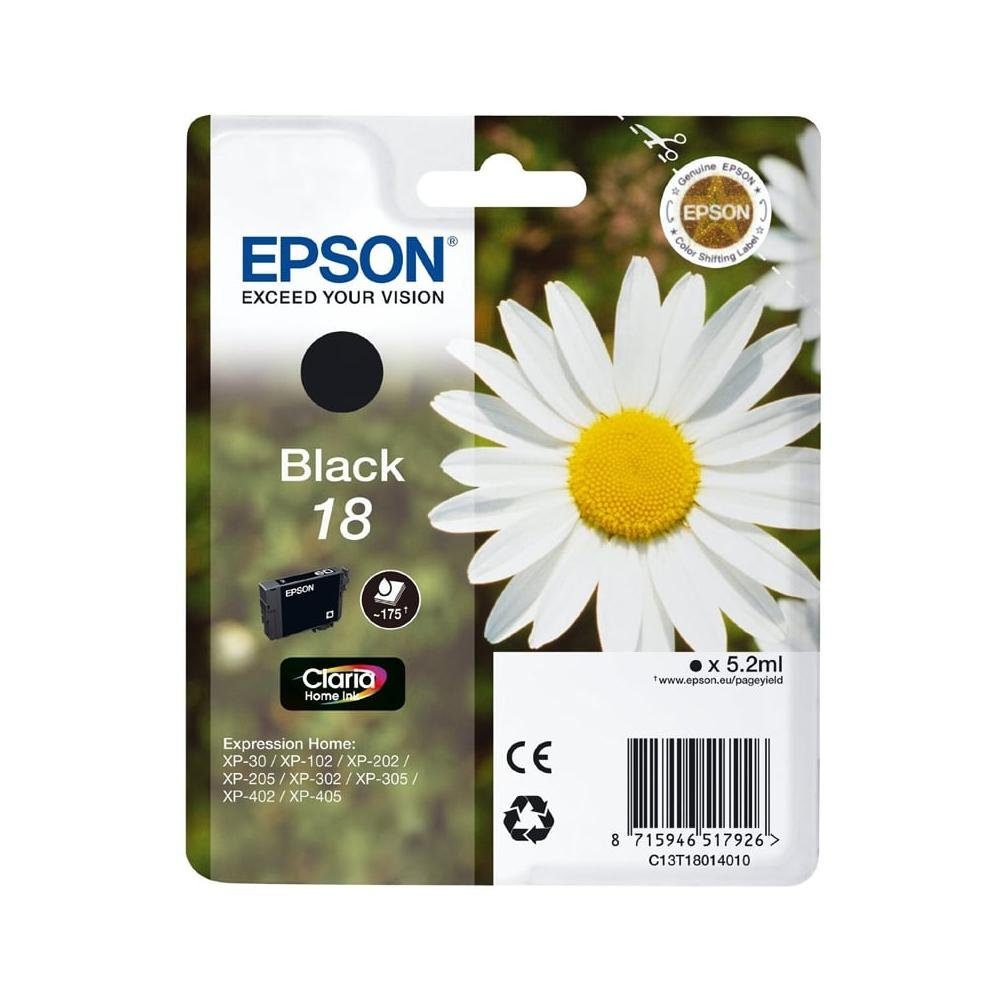 Epson T1801 Tinte Black 18 Tintenpatrone