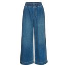 Buffalo Schlupfhose mit Kontrastnähten, modische Jeans, weites Bein
