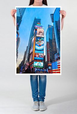 Sinus Art Poster Urbane Fotografie 60x90cm Poster Leuchtender Times Square New York City USA