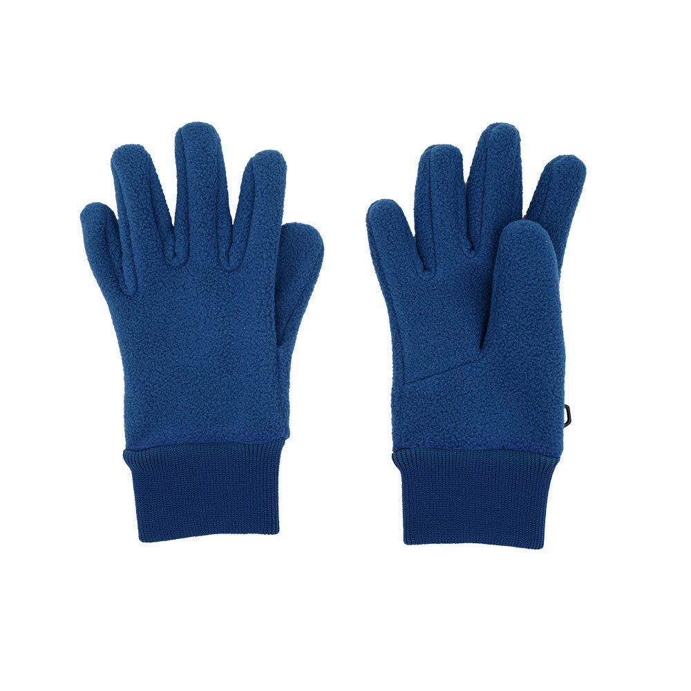 MAXIMO Strickhandschuhe KIDS-Fingerhandschuhe, Fleece Strickbündchen (2-St)