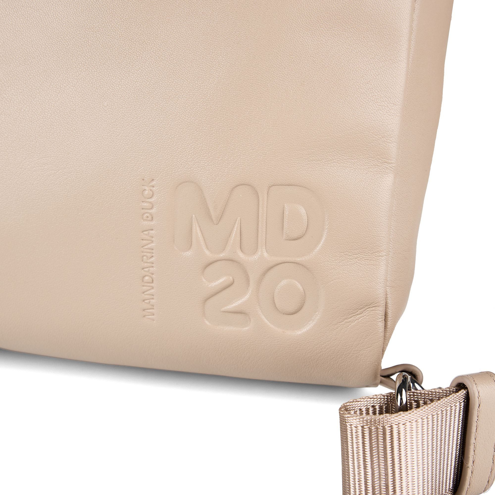 Mandarina Duck Schultertasche MD20, Lederfaserstoff