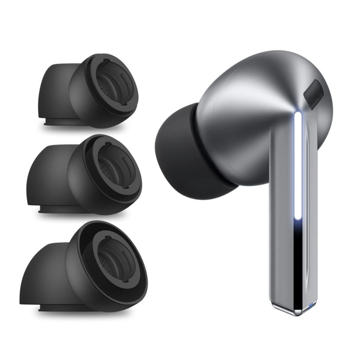 TECH PROTECT Ear Tips für Samsung Galaxy Buds 3 Pro Kopfhörer (3 Größen für optimale Passform)