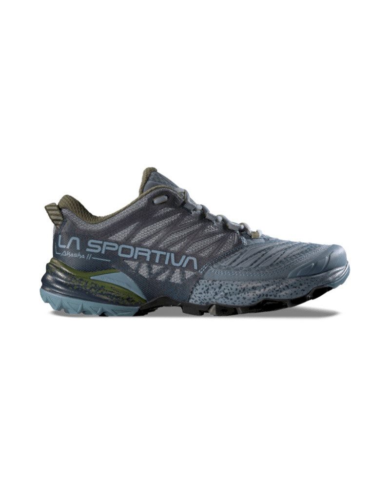 La Sportiva Trail-Laufschuhe Akasha II dunkelblau/grau/grün Damen Wanderschuh