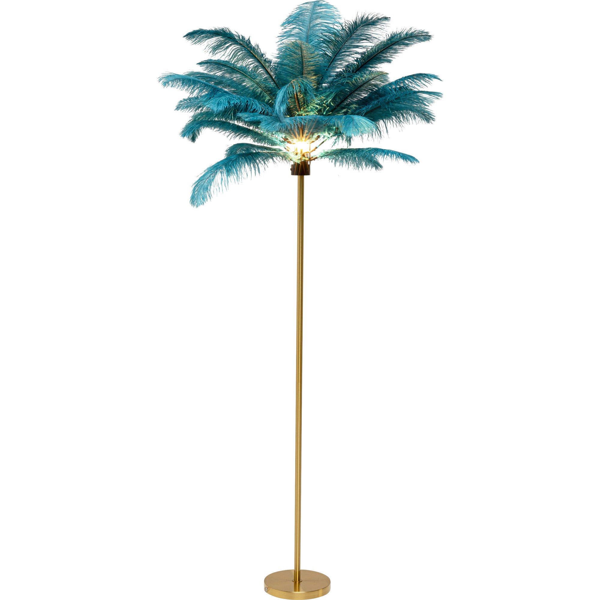 Kare Design Stehlampe Feather Palm, ohne Leuchtmittel
