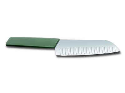 Victorinox Taschenmesser Swiss Modern Santokumesser, Kullenschliff, 17cm, olive, Blister