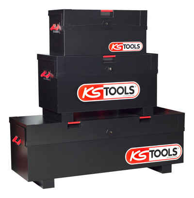 KS Tools Werkzeugbox, Stahlblech-Werkzeugtruhe, 1120 x 650 x 350 mm