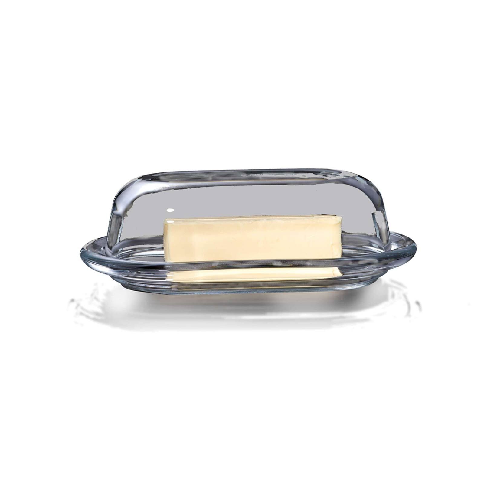 Ritzenhoff & Breker Butterdose Style Butterdose 20 x 14 cm, Glas, (1-tlg)