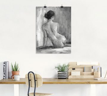 Artland Wandbild Figur in schwarz & weiß I, Frau (1 St), als Alubild, Outdoorbild, Leinwandbild, Poster, Wandaufkleber