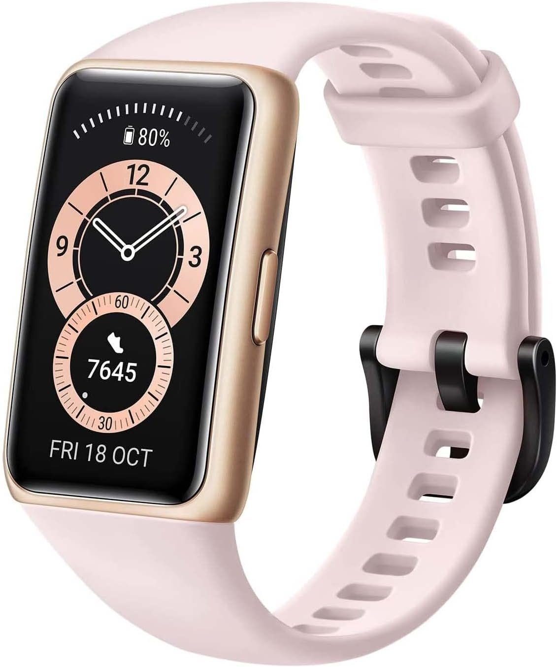 Huawei Smartwatch (1,47 Zoll, Android iOS), 96 Trainingsmodi, bis zu 2 Wochen Akkulaufzeit, Proaktives Gesundheits