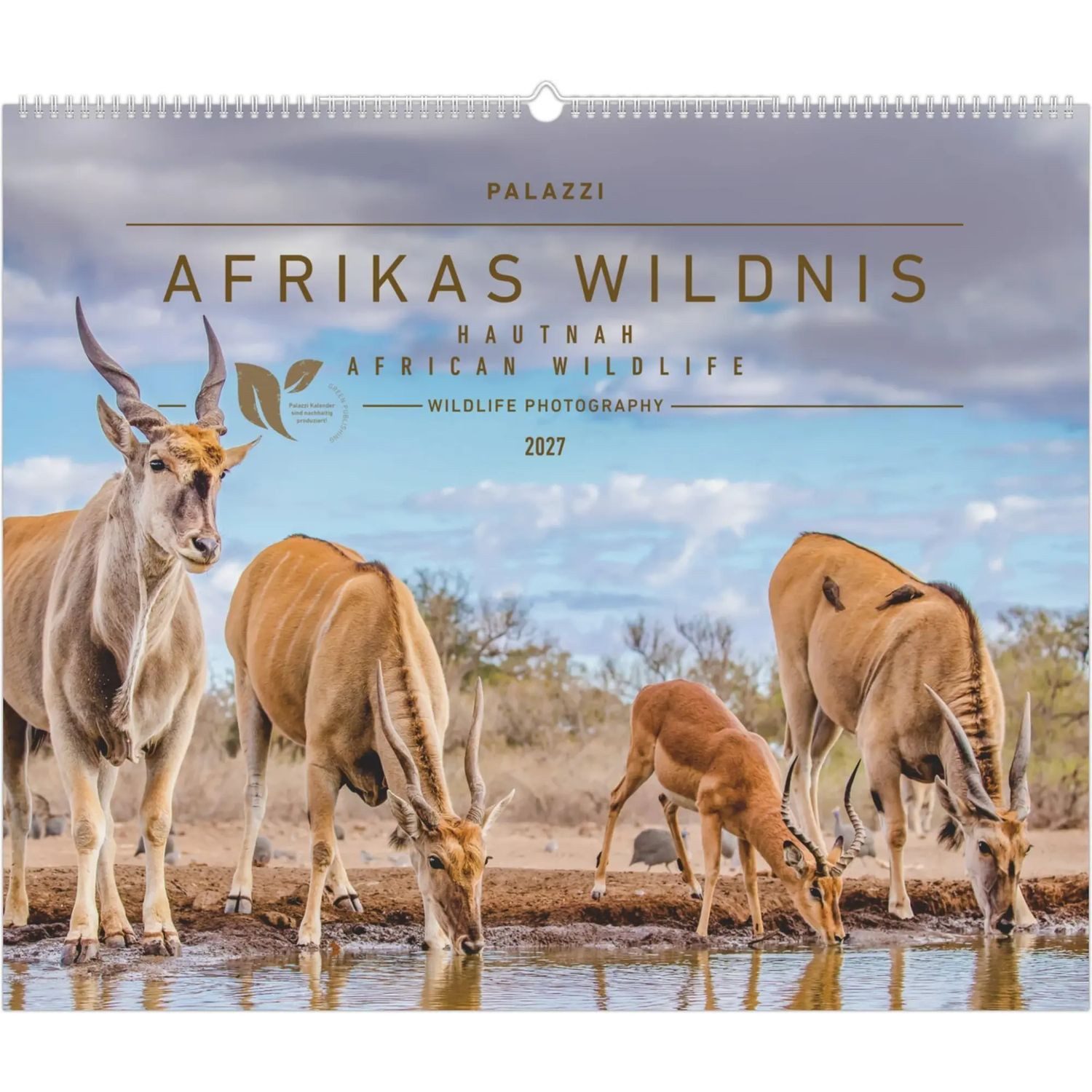 NEUMANN Wandkalender Hautnah - Afrikas Wildnis 2027