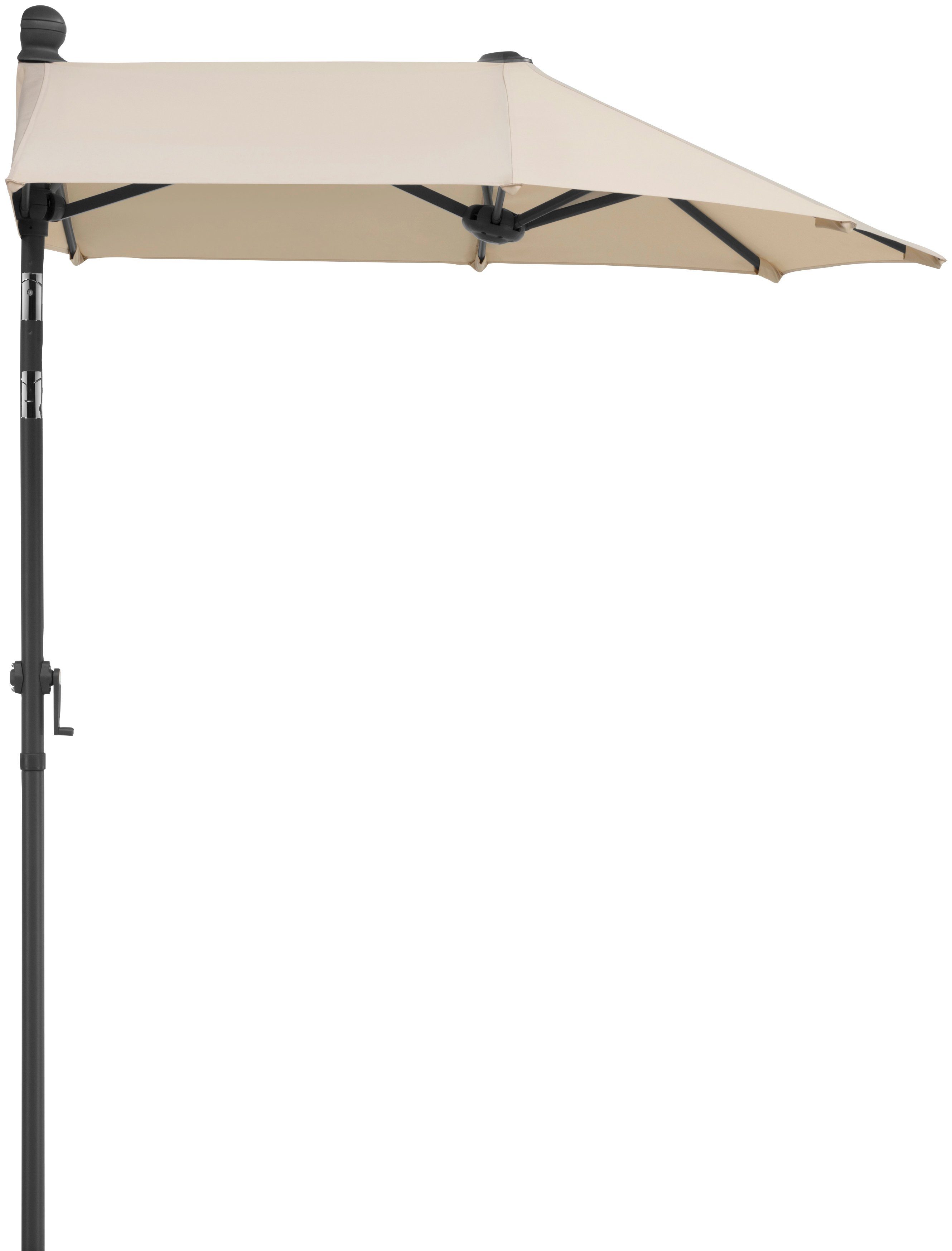 Schneider Schirme Balkonschirm Salerno mezza, LxB: 150x150 cm, mit Schutzhülle, ohne Schirmständer
