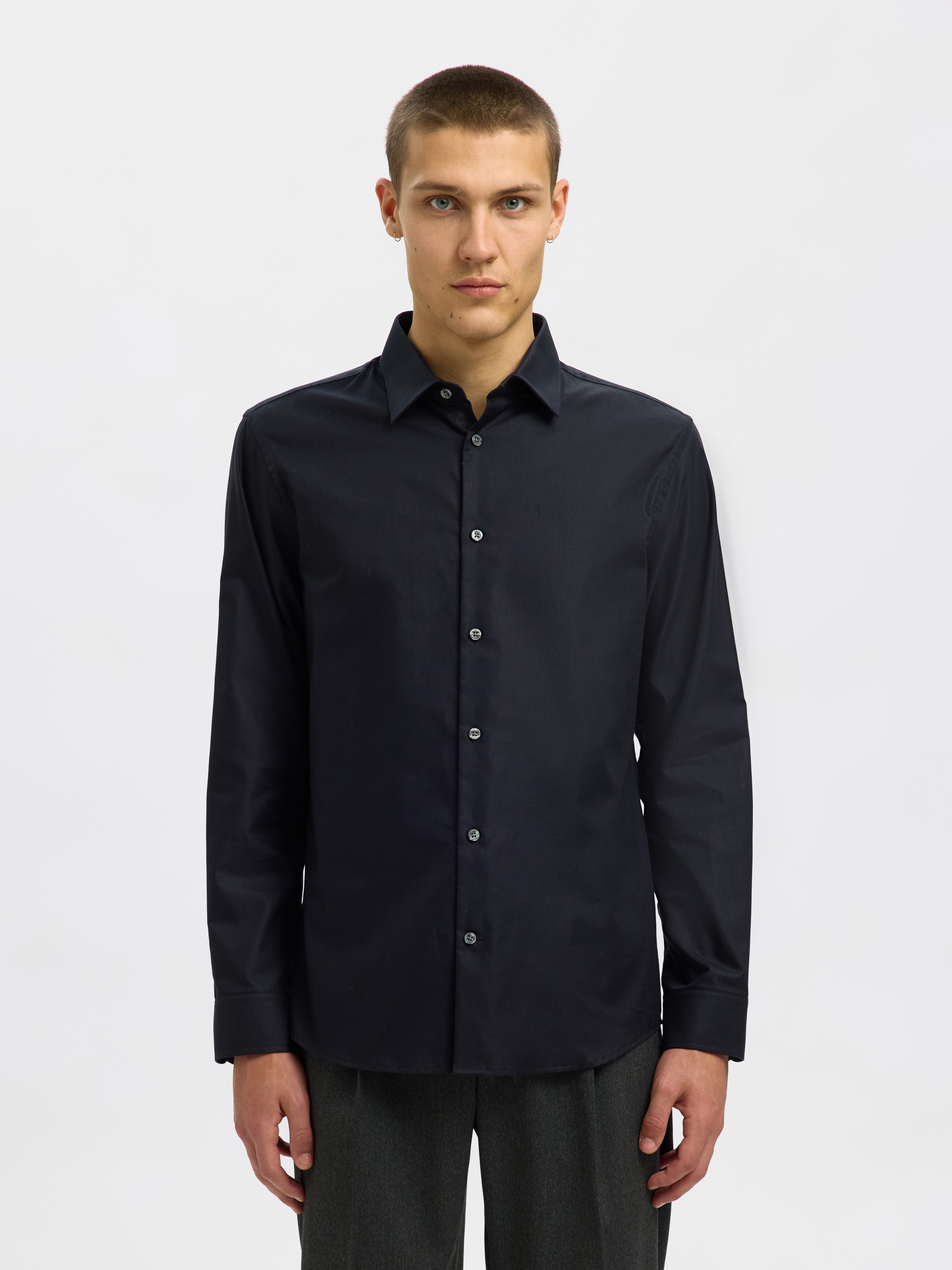 Selected Langarmhemd SLHSLIMCLARK SHIRT LS NOOS günstig online kaufen