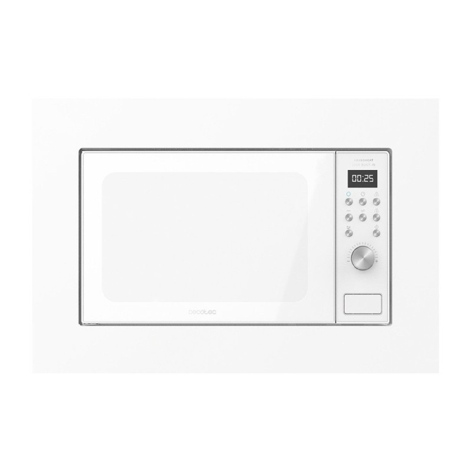 Cecotec Mikrowelle Grandheat 2000 Built-In White, 1, 20 l, Grandheat 2000 Built-In White