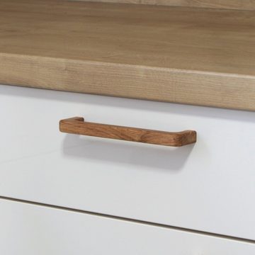 ekengriep Möbelgriff 353, Holzgriff aus Eiche für Küche, IKEA Schrank, Schubladen usw.