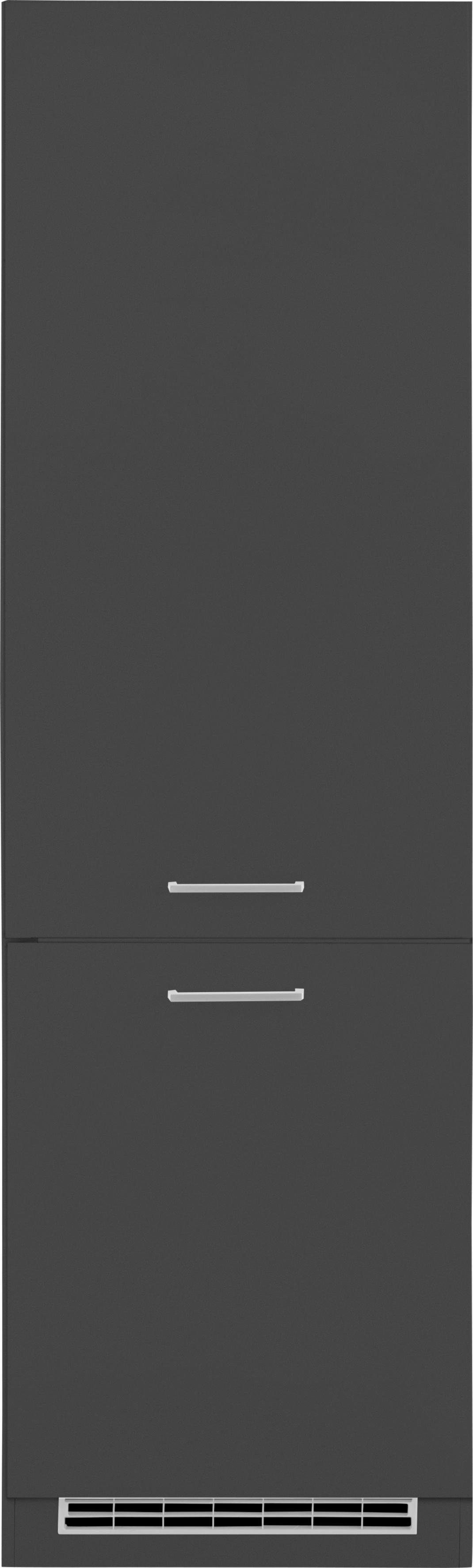 HELD MÖBEL für grau Kühlumbauschrank Kehl 178cm | grafit Einbau-Kühl/Gefrierkombination, Nischenhöhe