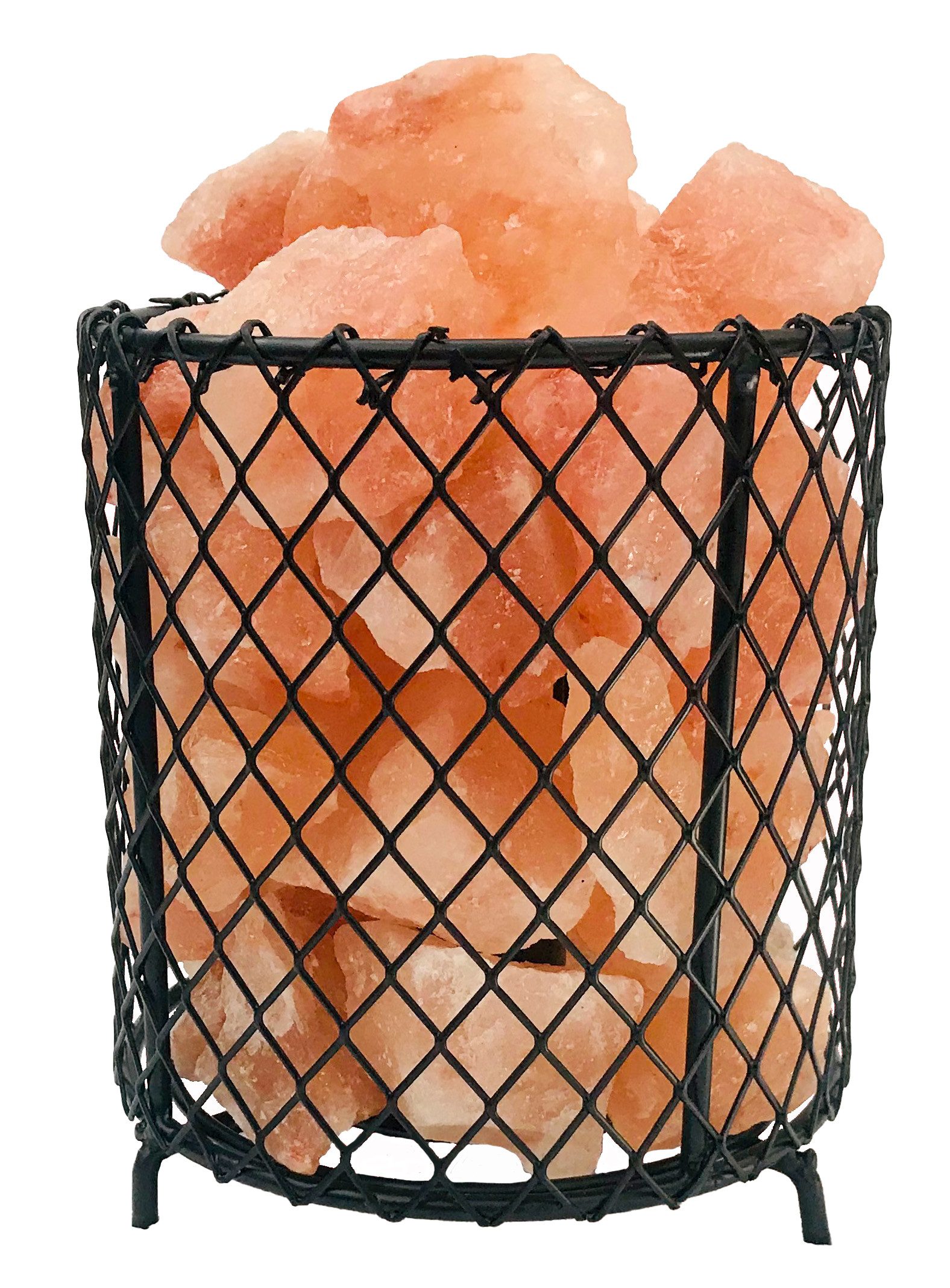 GLOBO LIGHTING Salzkristall-Tischlampe STONE, ohne Leuchtmittel, günstig online kaufen