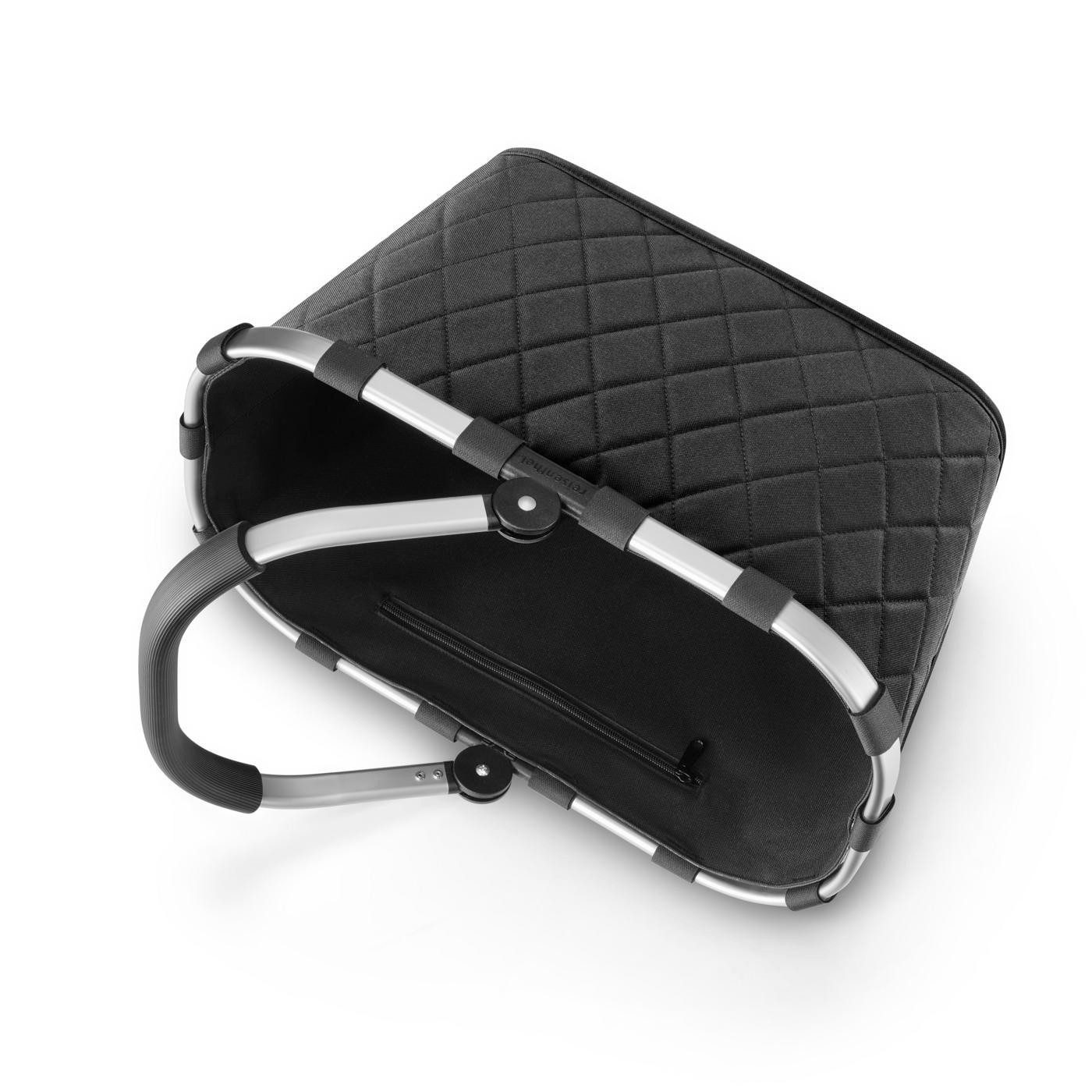 REISENTHEL® Einkaufskorb carrybag, 22 l, Standfüße, ummantelter Griff zum Umklappen, Innentasche Reißverschluss