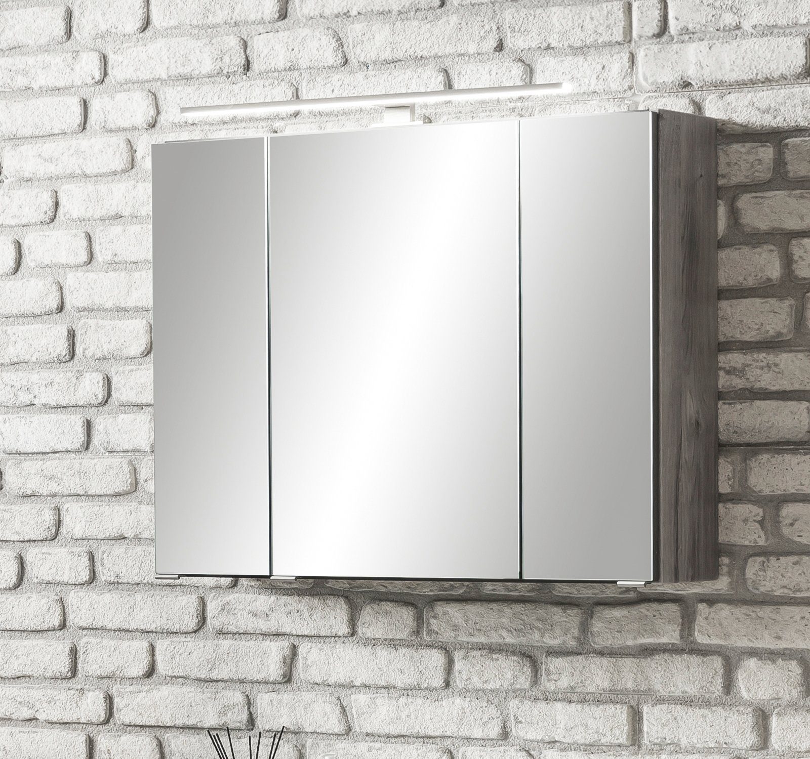 Spiegelschrank HELD MÖBEL Windau breit 80 cm