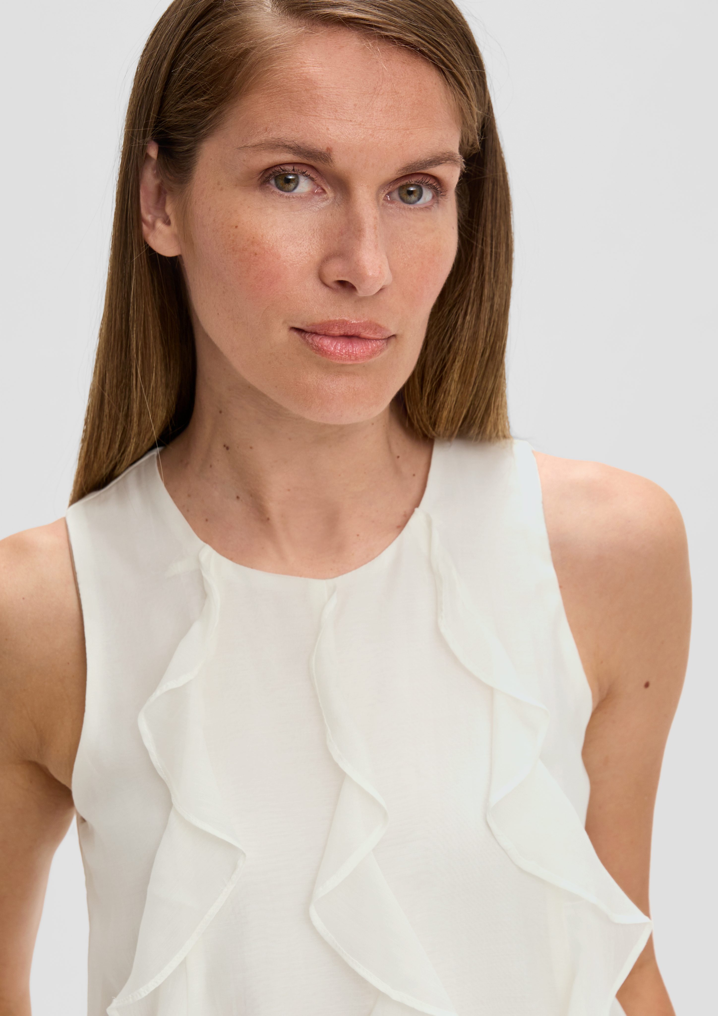 s.Oliver BLACK LABEL Blusentop Ärmellose Bluse günstig online kaufen