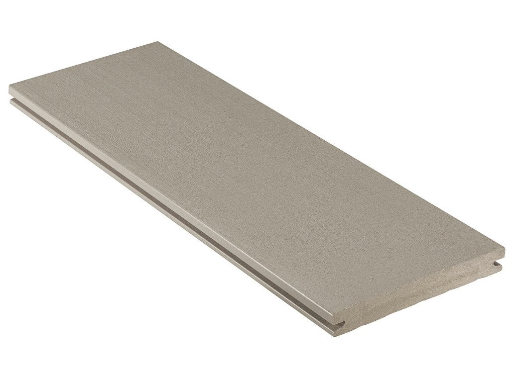 NATURinFORM GmbH Terrassendielen Terrassendiele WPC DIE URBANE Massiv Titangrau Massivprofil, BxL: je 16.2x400 cm, 21 mm Stärke
