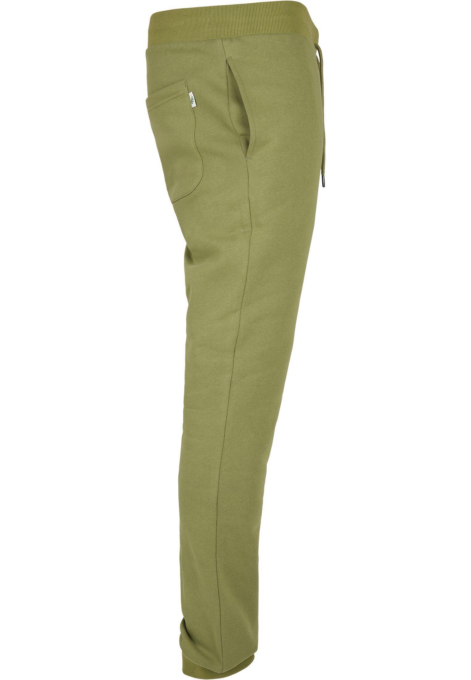 URBAN CLASSICS Stoffhose (1-tlg) Männer Sweatpants Basic Organic newolive