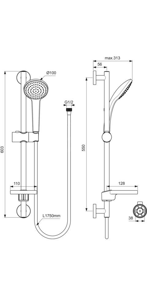 Ideal Standard Brausegarnitur