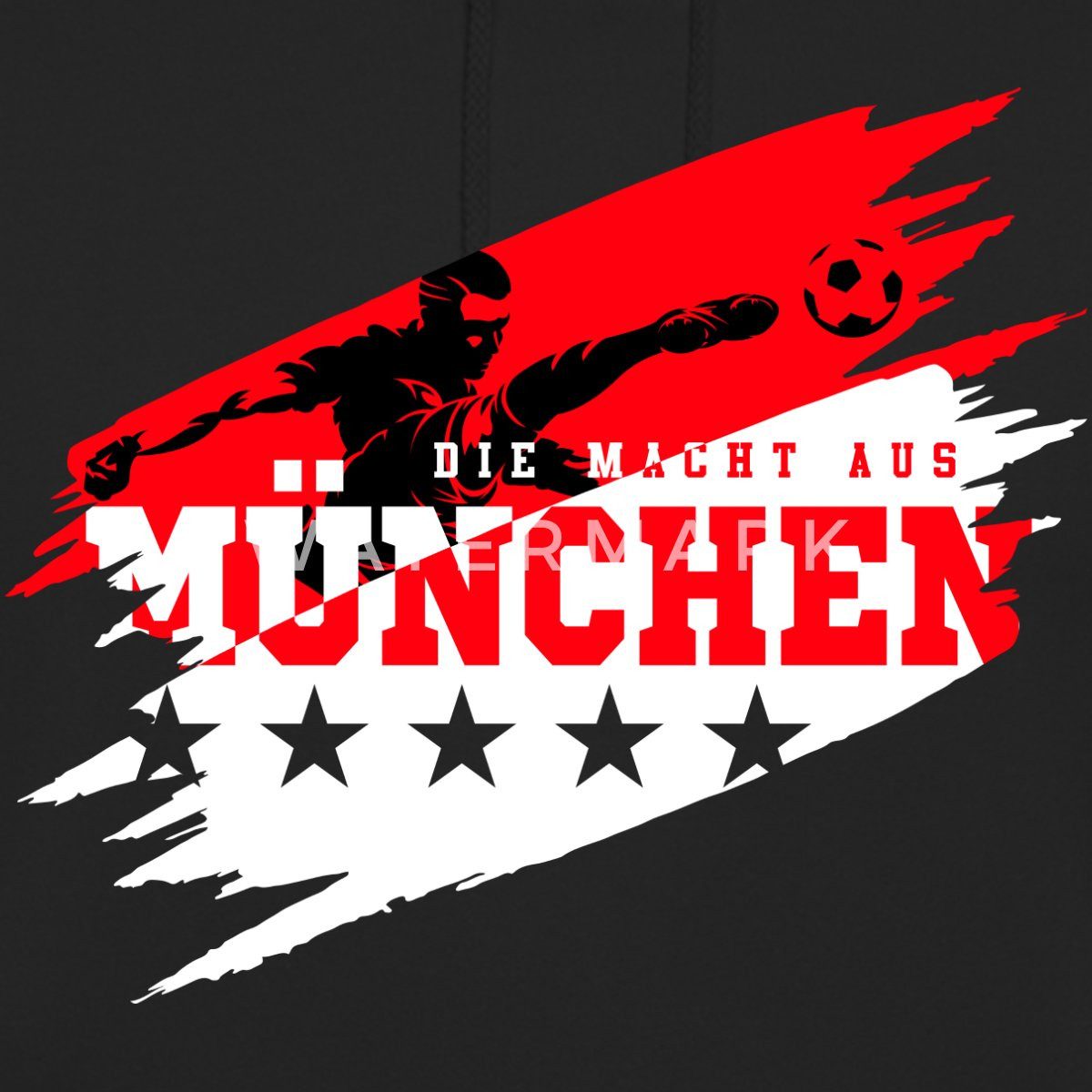 Spreadshirt Hoodie Die Macht Aus München Ultra Fußball Fan Unisex Hoodie (1-tlg)