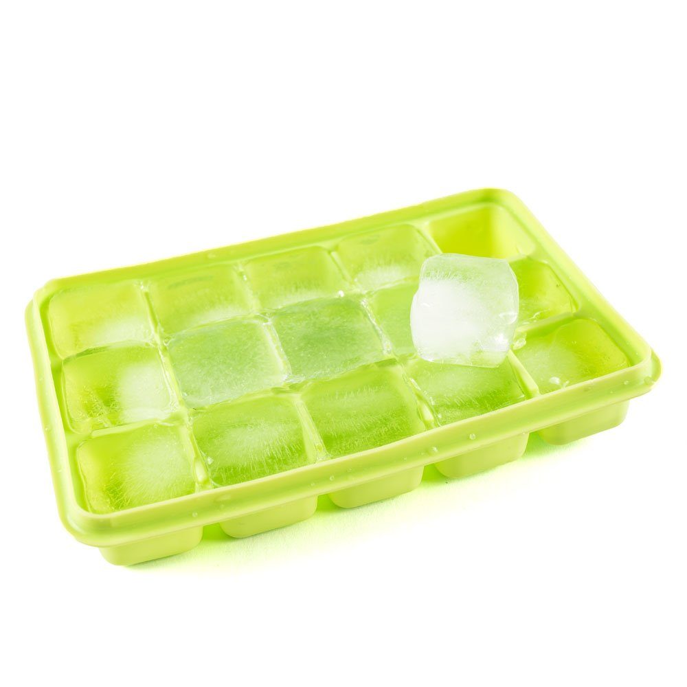 mixed24 Eiswürfelform 4er Set bunte Eiswürfelformen aus Silikon inkl. Deckel, (4-tlg)