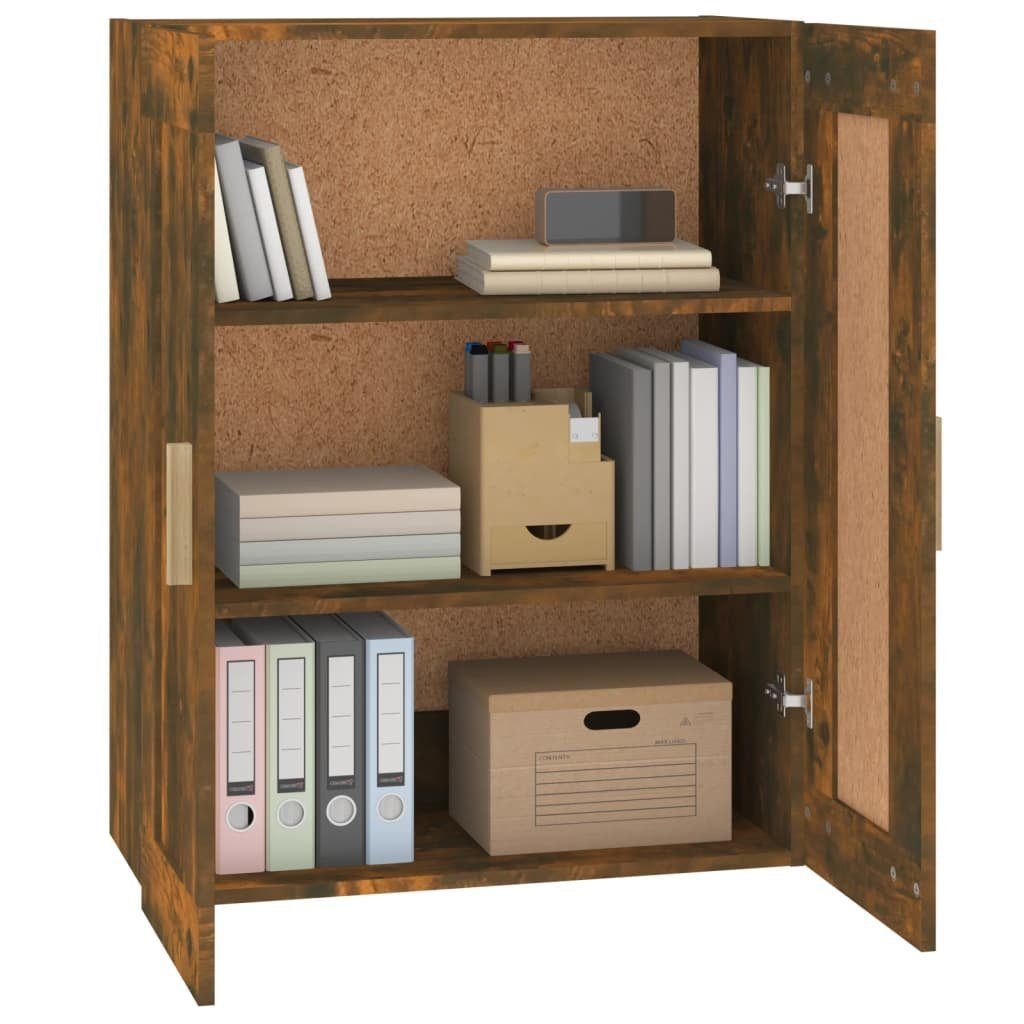 furnicato Wandregal Wandschrank cm 69,5x32,5x90 Holzwerkstoff Räuchereiche