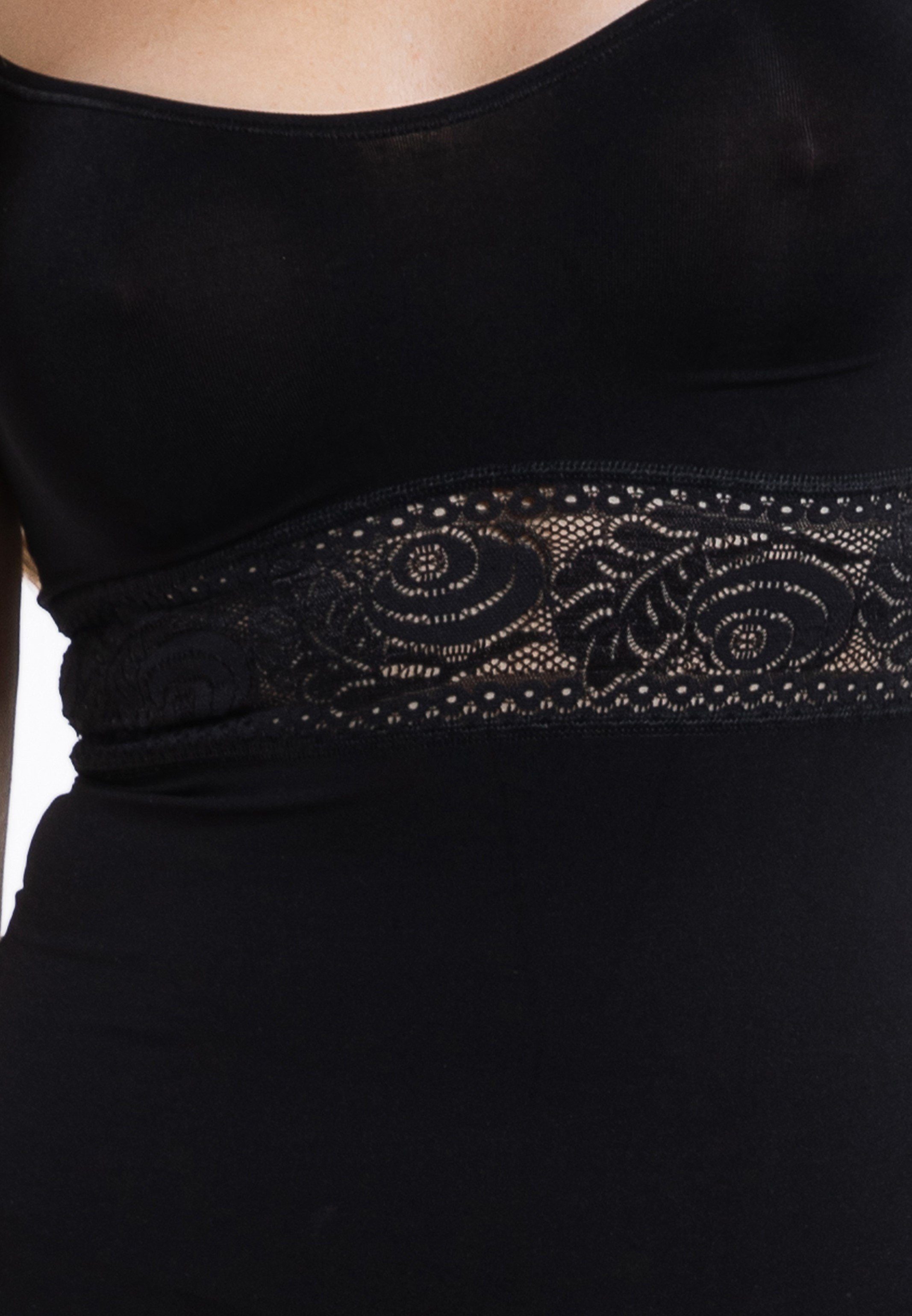 einzuengen Top weibliche Kurven Form Speidel (1-St) in Unterhemd / Schwarz Unterhemd Inshape Bringt ohne -