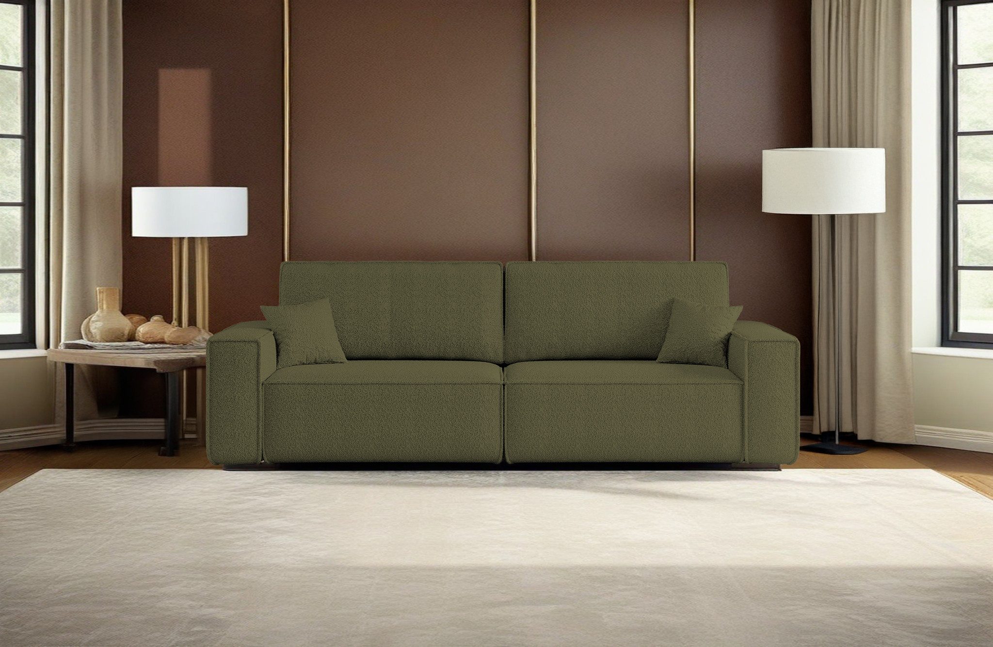 Kaiser Möbel Schlafsofa Sofa mit Schlaffunktion BEST, Modernes Design, Schlaf Couch