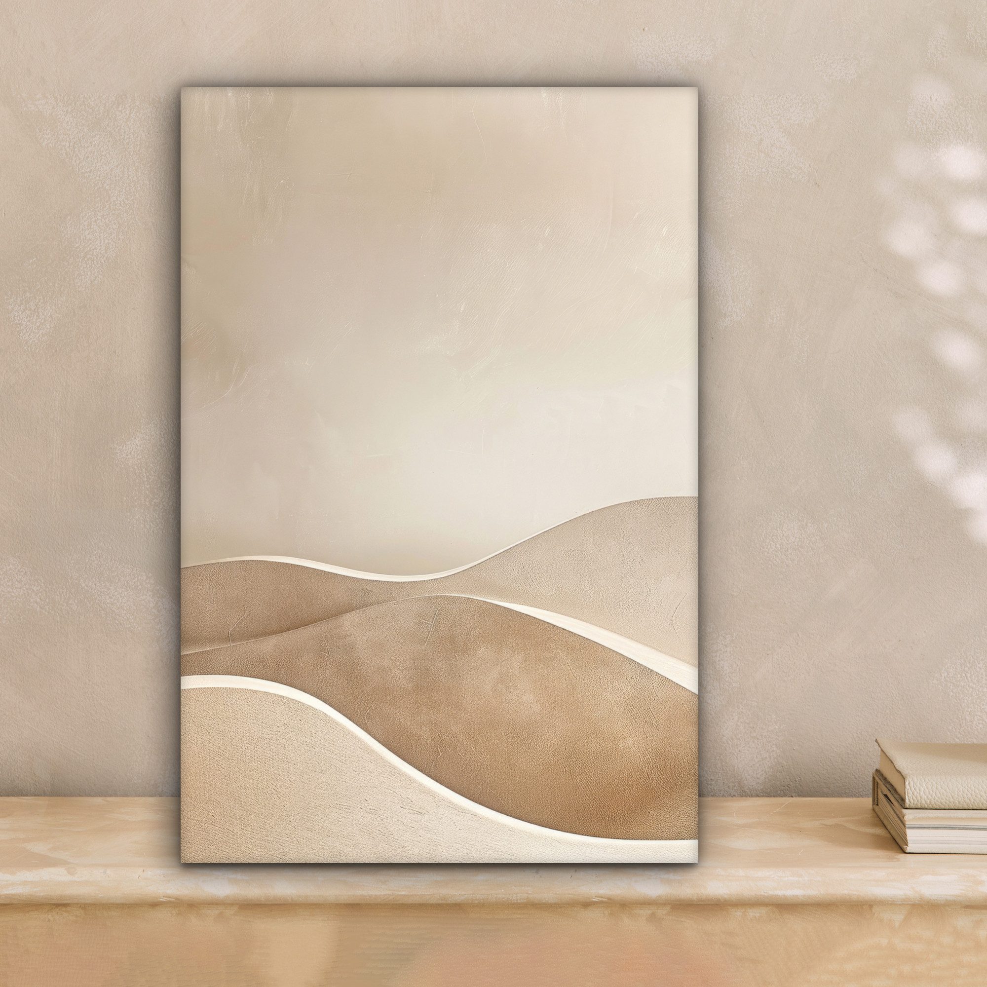 OneMillionCanvasses® Leinwandbild Beige - Natur - Abstrakt - Modern, Fotodr günstig online kaufen