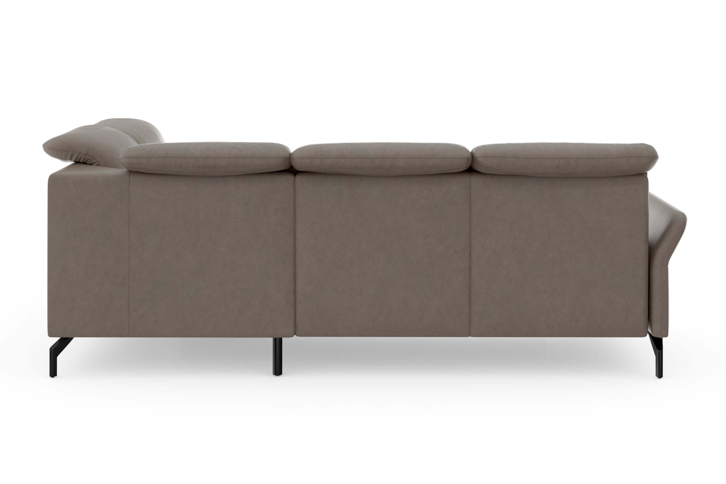 sit&more Ecksofa Fashion, wahlweise motorisch Vorziehsitz, mit Kopfteilverstellung und