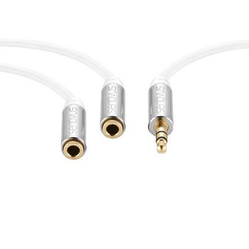 sentivus Sentivus AU101 Premium Audio Klinken Y-Splitter-Kabel (3,5mm Stecker Audio-Kabel