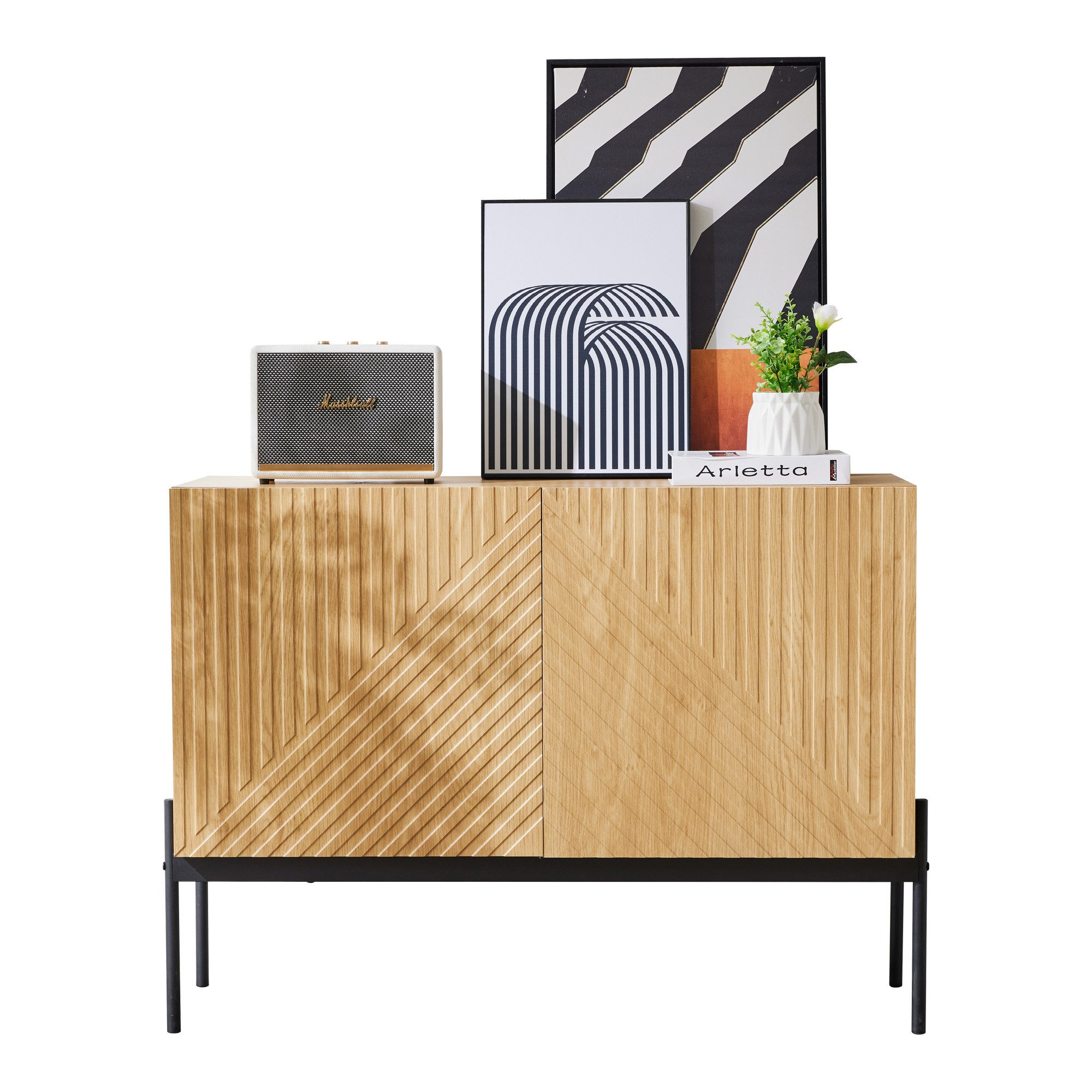Merax Sideboard, mit 2 Türen und günstig online kaufen