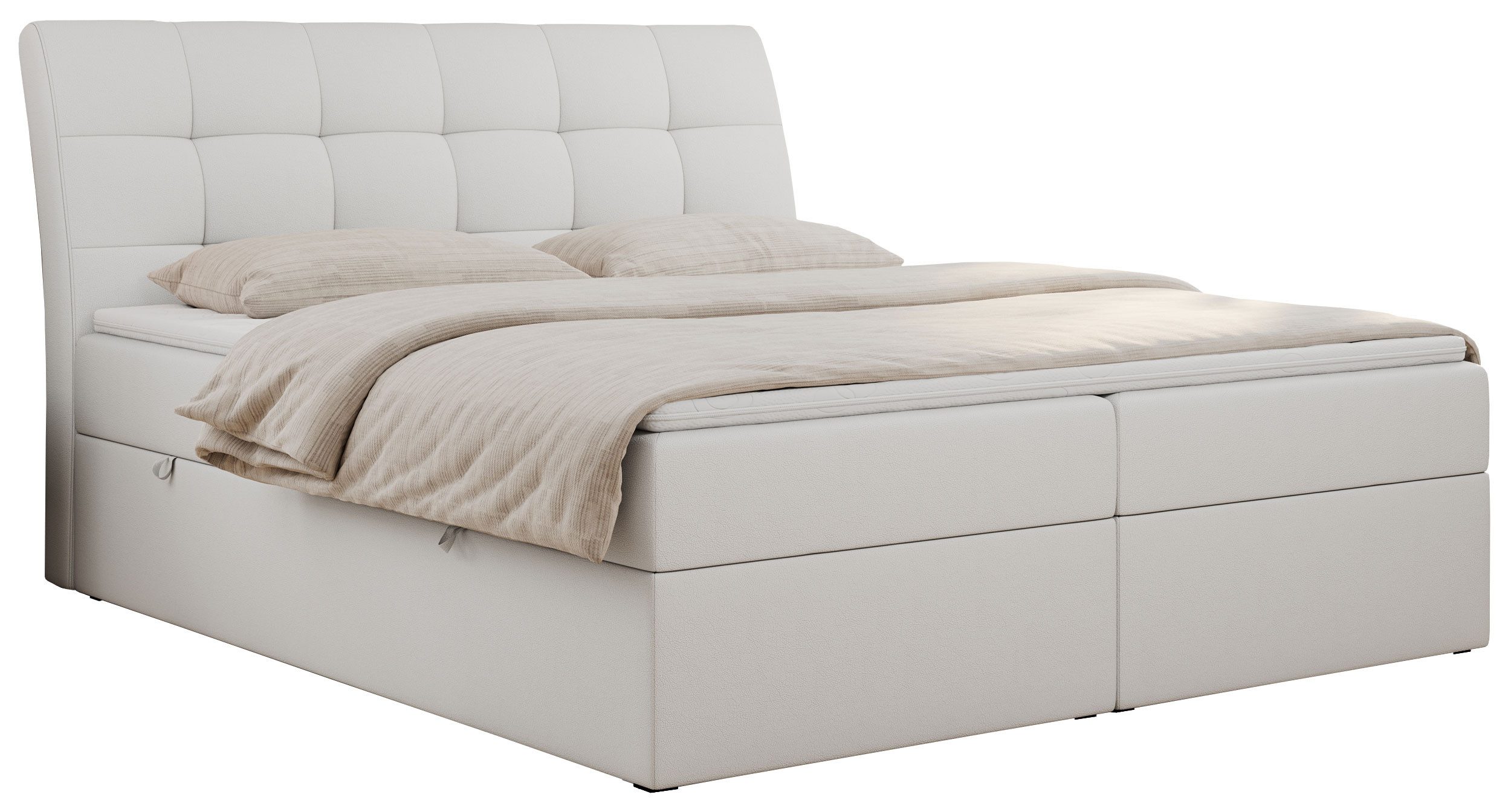 MKS MÖBEL Boxspringbett DIEGOS (Set, Topper günstig online kaufen