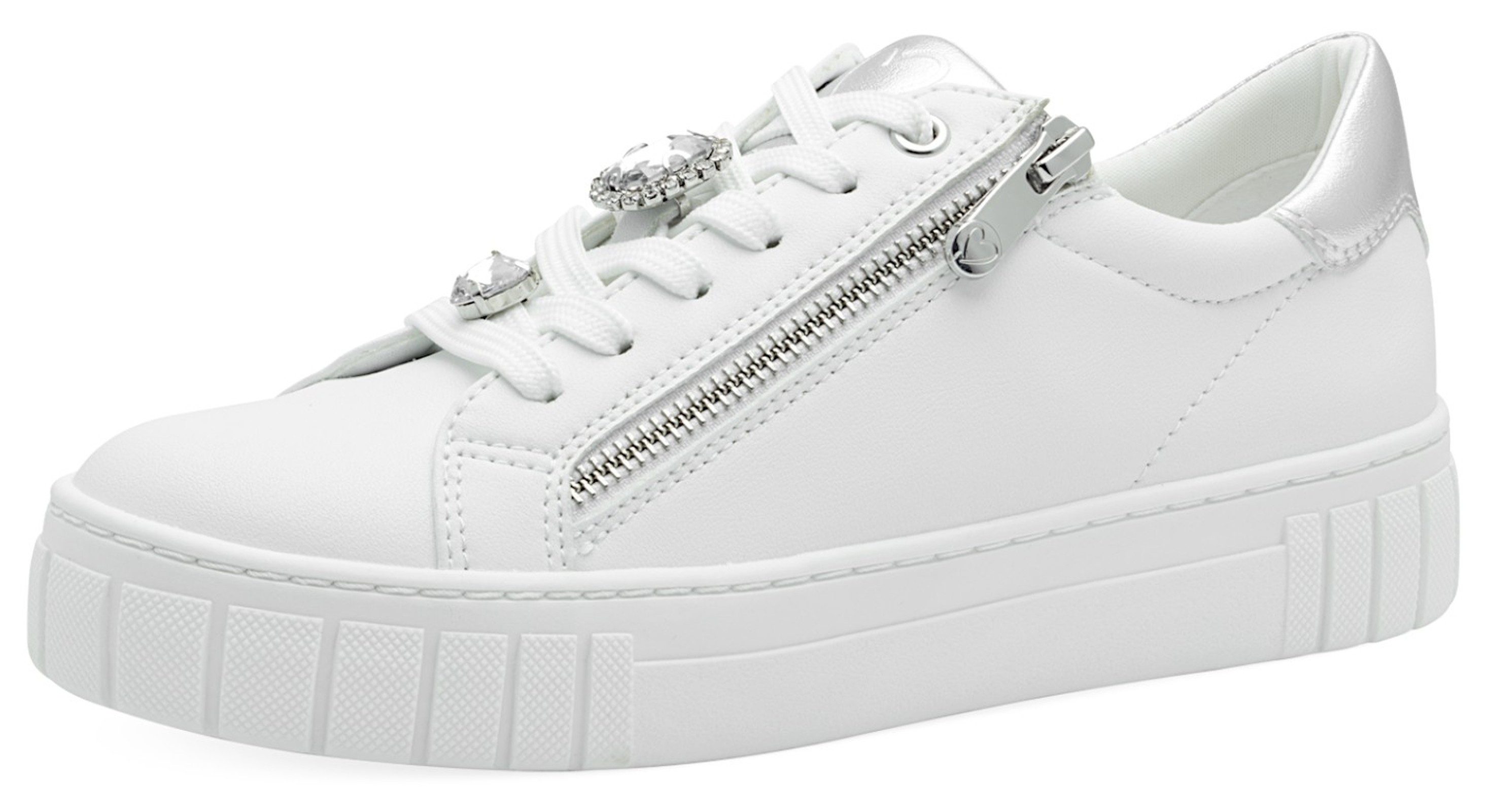 2-23702-44 191 White Silver Sneaker