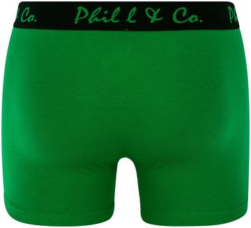 Phil & Co. Retro Pants 2-Pack Retropants 'Jersey' (Grün/Anthrazit)