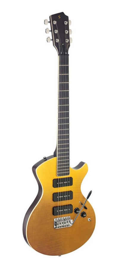 Stagg E-Gitarre SVY NASHDLX FSB E-Gitarre, Silveray Serie, Nash Deluxe Modell, mit ...