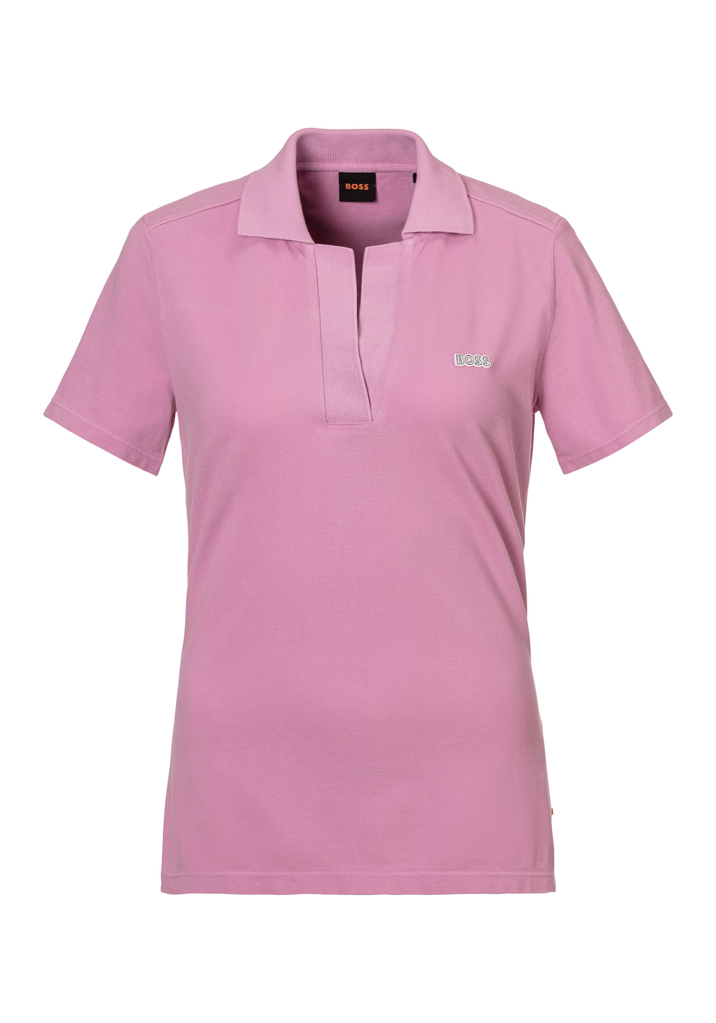 BOSS ORANGE Shirttop C_Etri Premium Damenmode mit Polokragen