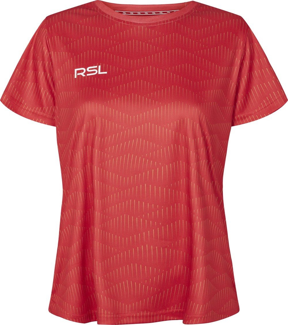 RSL Trainingsshirt Kate (100% Polyester, hoher Tragekomfort) rot Damen