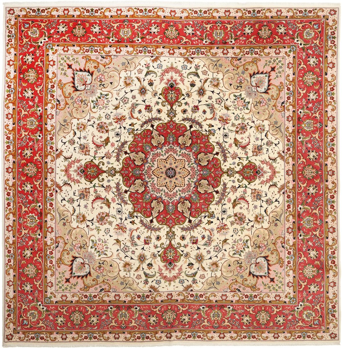 Carpet Avenue Teppich Tabriz 50 Raj 254x252, Quadrat, Höhe: 9 mm