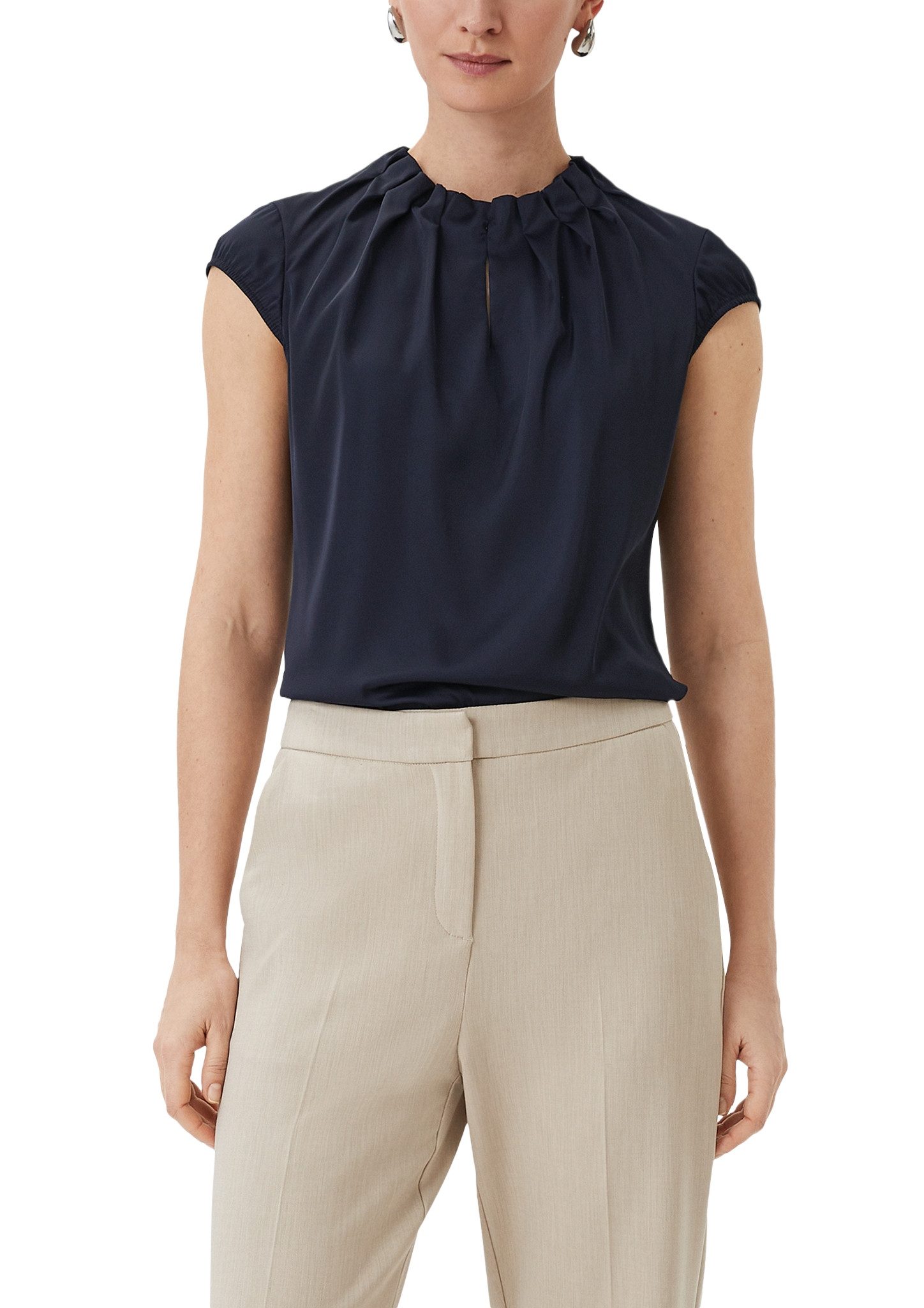 Satinbluse